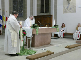 Lumen Christi - Auferstehungsmesse in St. Crescentius (Foto: Karl-Franz Thiede)